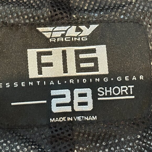 Fly Racing F-16 BMX Race Pants Black/White/Grey 28 Short NEW - Picture 7 of 9